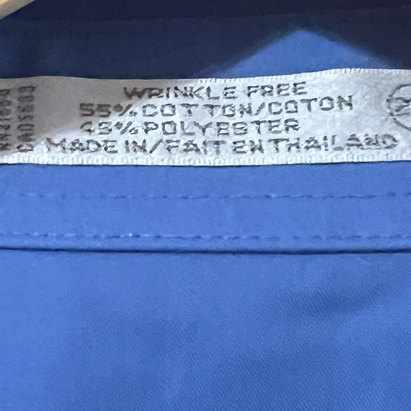 Foxcroft French Blue Blouse Size 22W - Picture 5 of 6